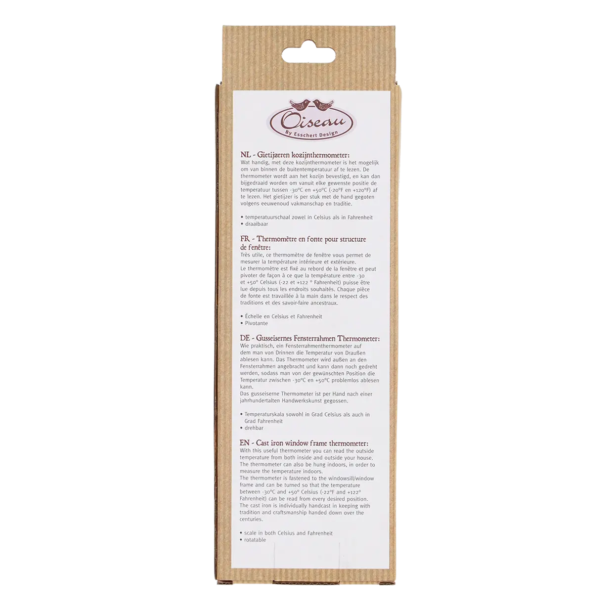 Termometer Vindu, Fugl