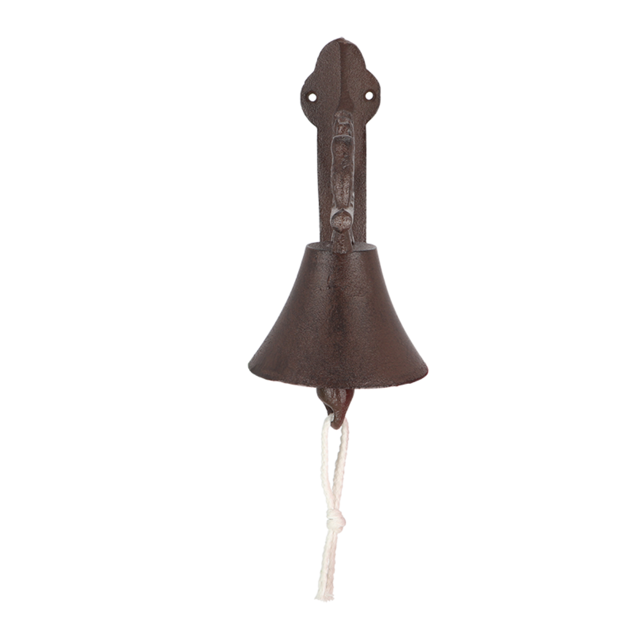 Dørbjelle / Bjelle til vegg, Støpejern - 19x21cm