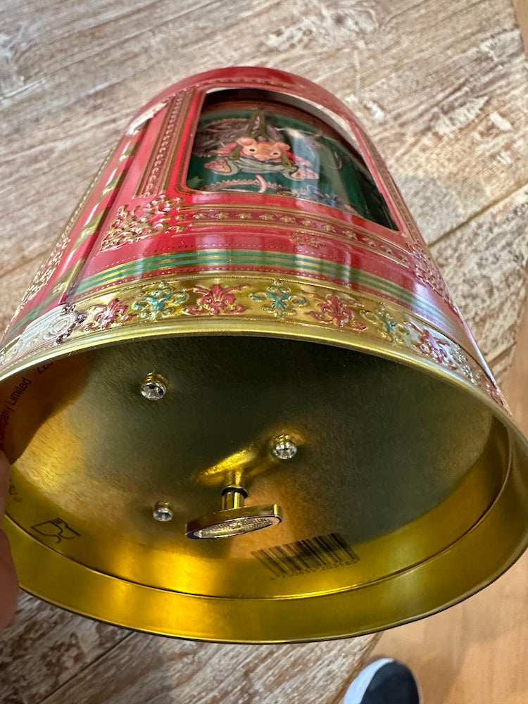 Metallboks Spilledåse, Julemotiv - 12x16cm