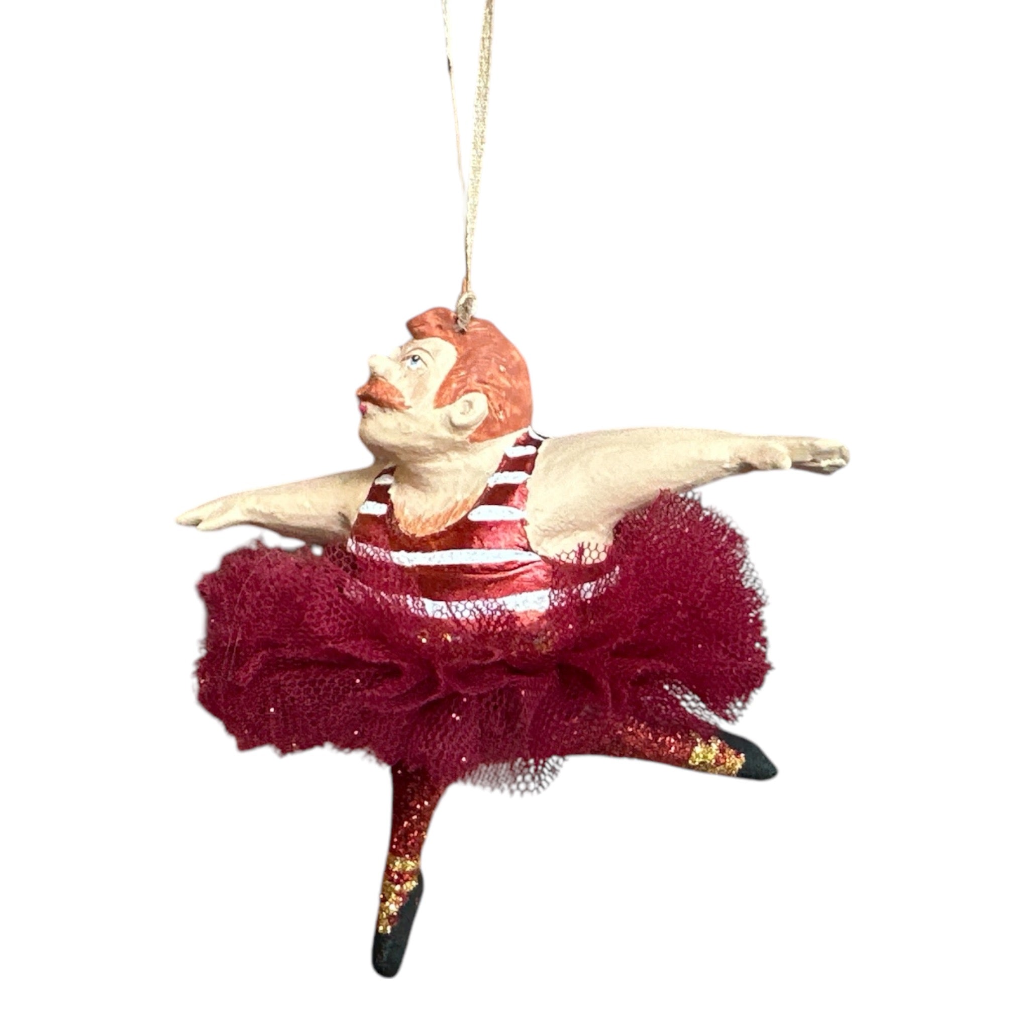 ballerina man juletrepynt ornament jul fat mann tjukk kraftig