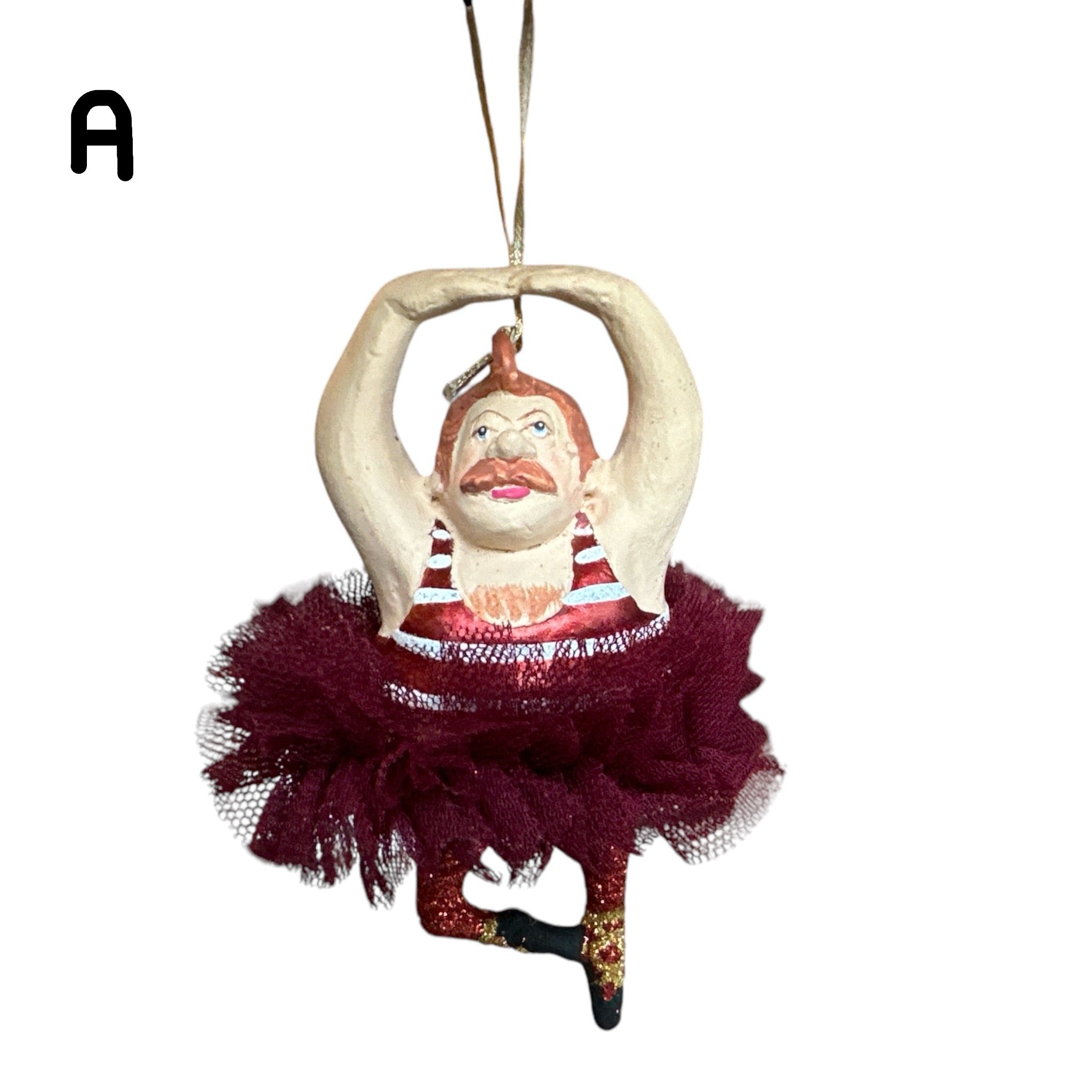ballerina man juletrepynt ornament jul