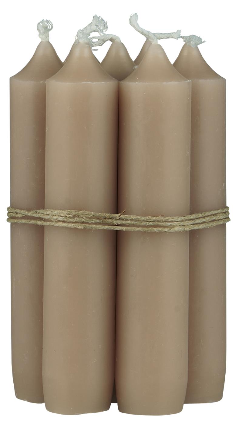 bedelys stearinlys kort levende lys sand beige ib laursen 4171-35