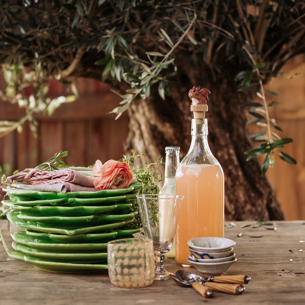 dekorativ flaskepropp med ekorn fra wildlife garden