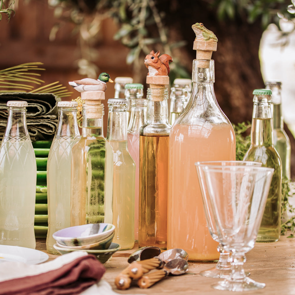 dekroativ flaskepropp med ekorn fra wildlife garden