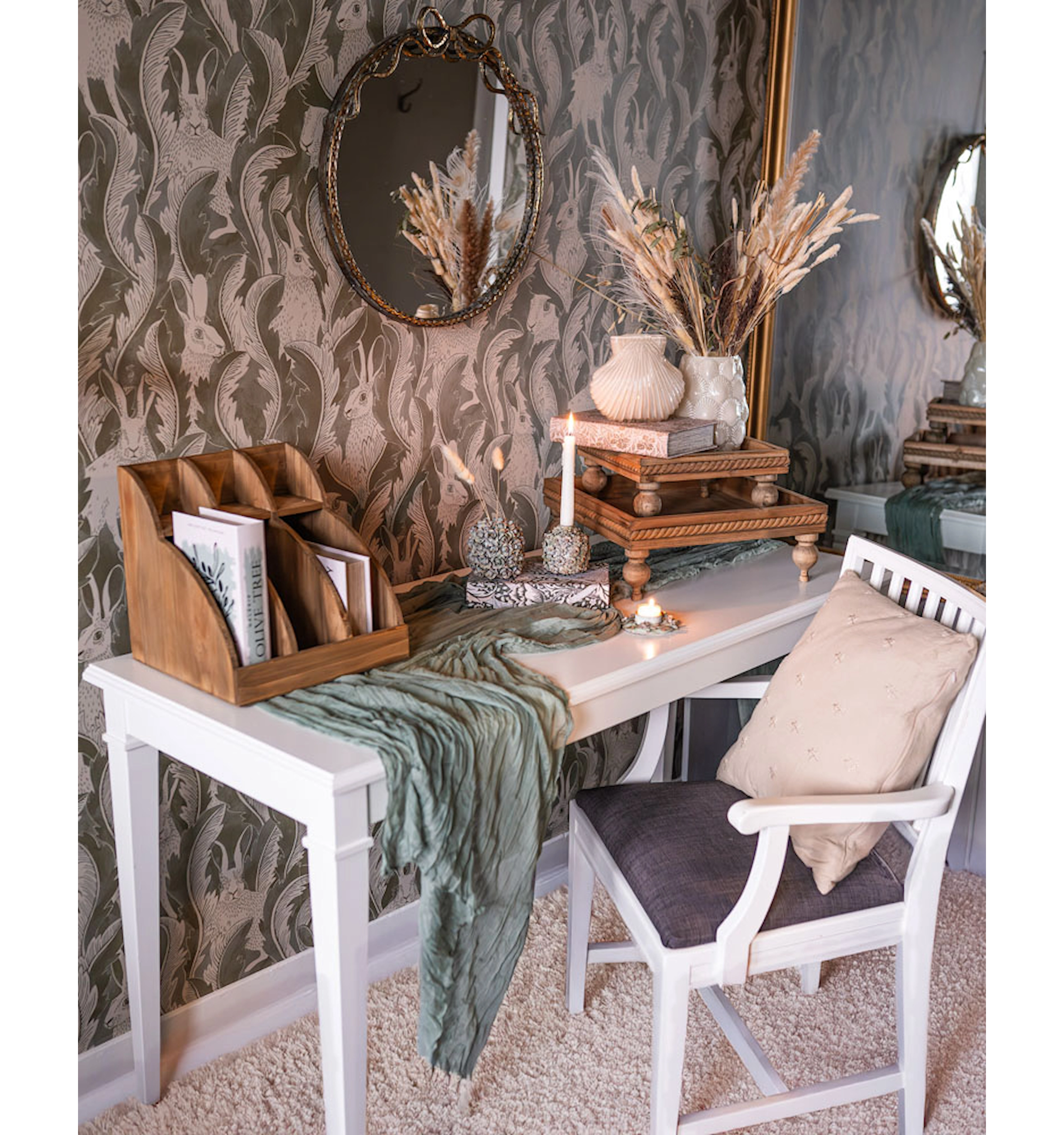 Dekorativt Pidestallbord, Mangotre