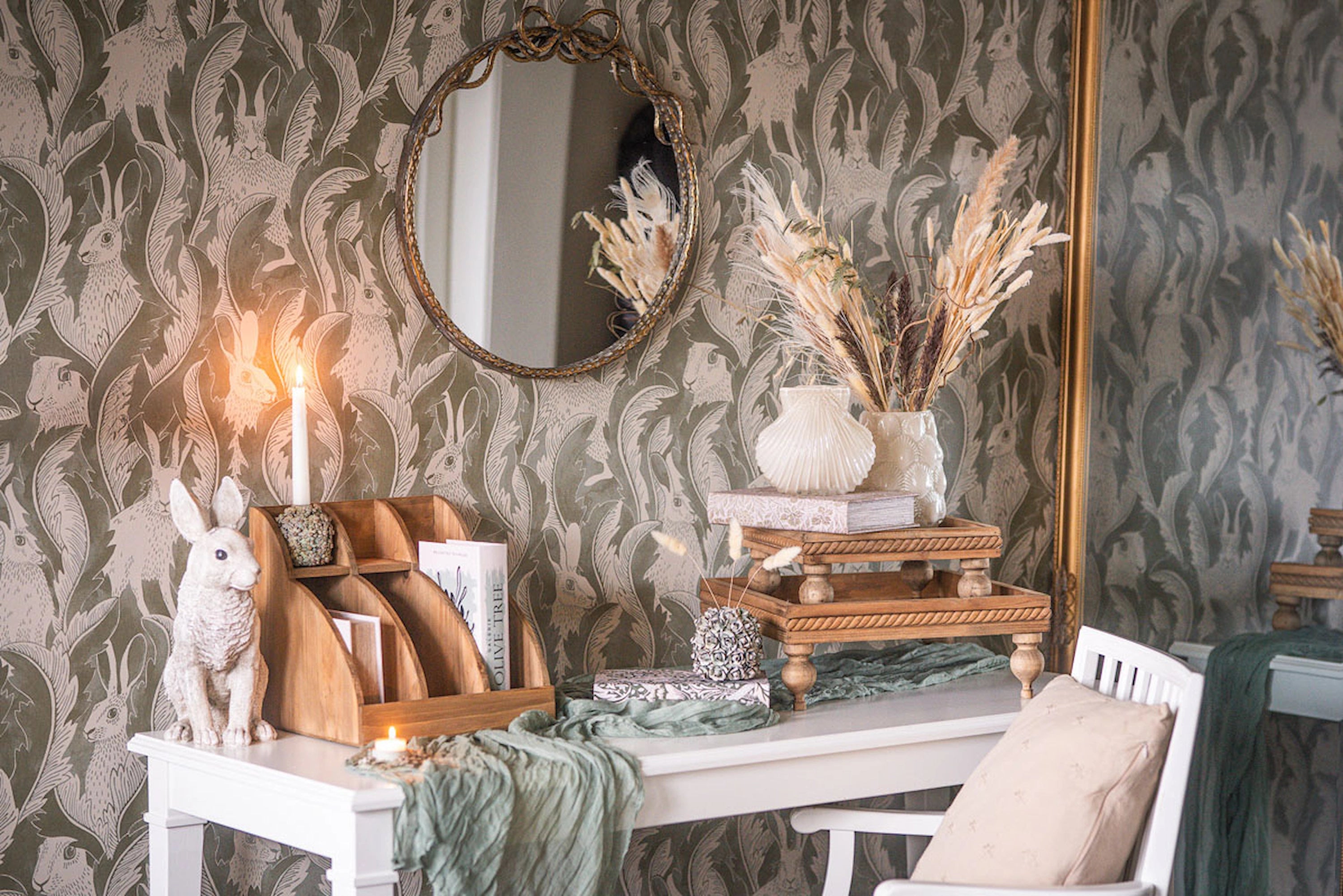 Dekorativt Pidestallbord, Mangotre