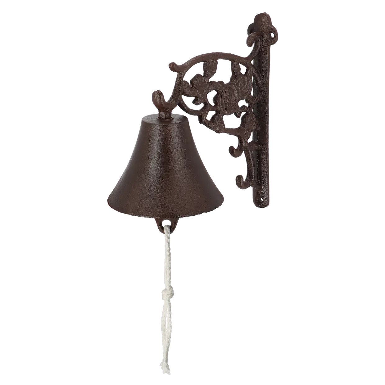 rustikk dørbjelle / dørklokke i støpejern
