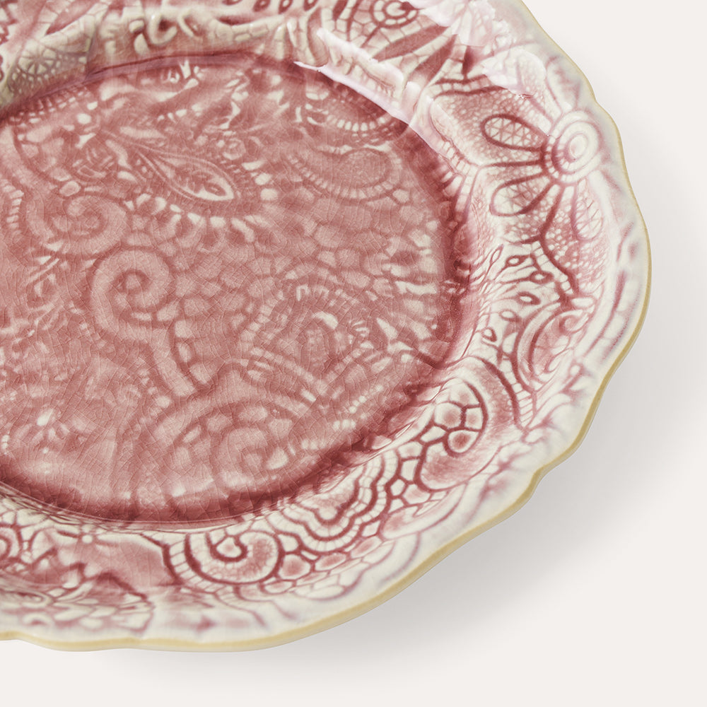 frokosttallerken tallerken asjett old rose sthål rosa