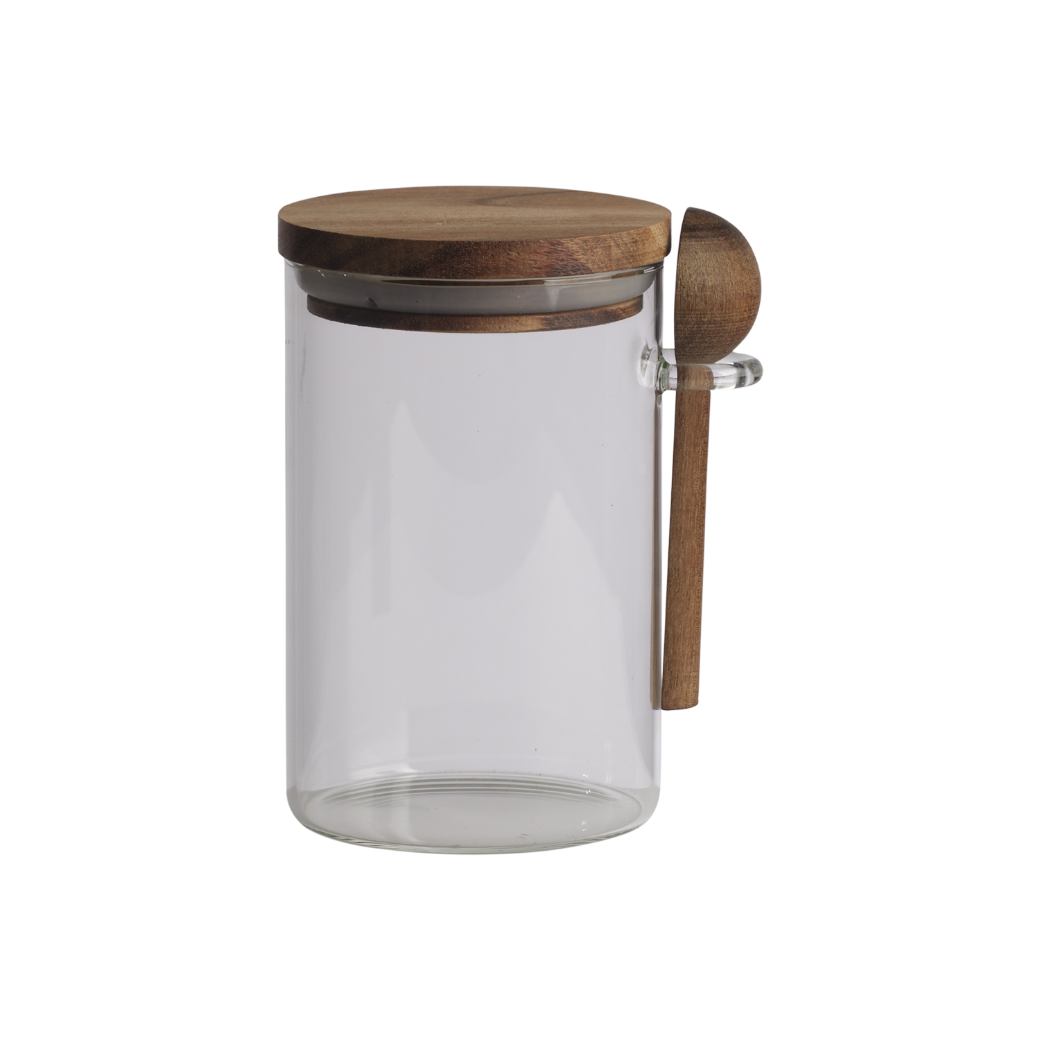 glasskrukke med skje