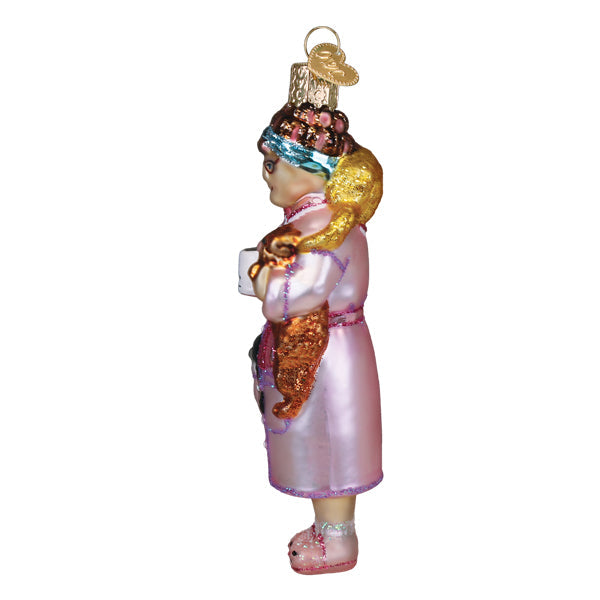 Juletrepynt Kattedame, Glass - 13cm