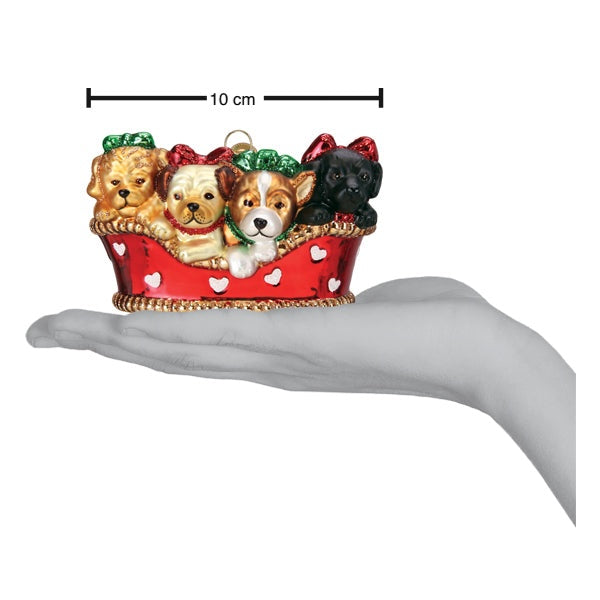 Juletrepynt Valper, Glass - 10cm