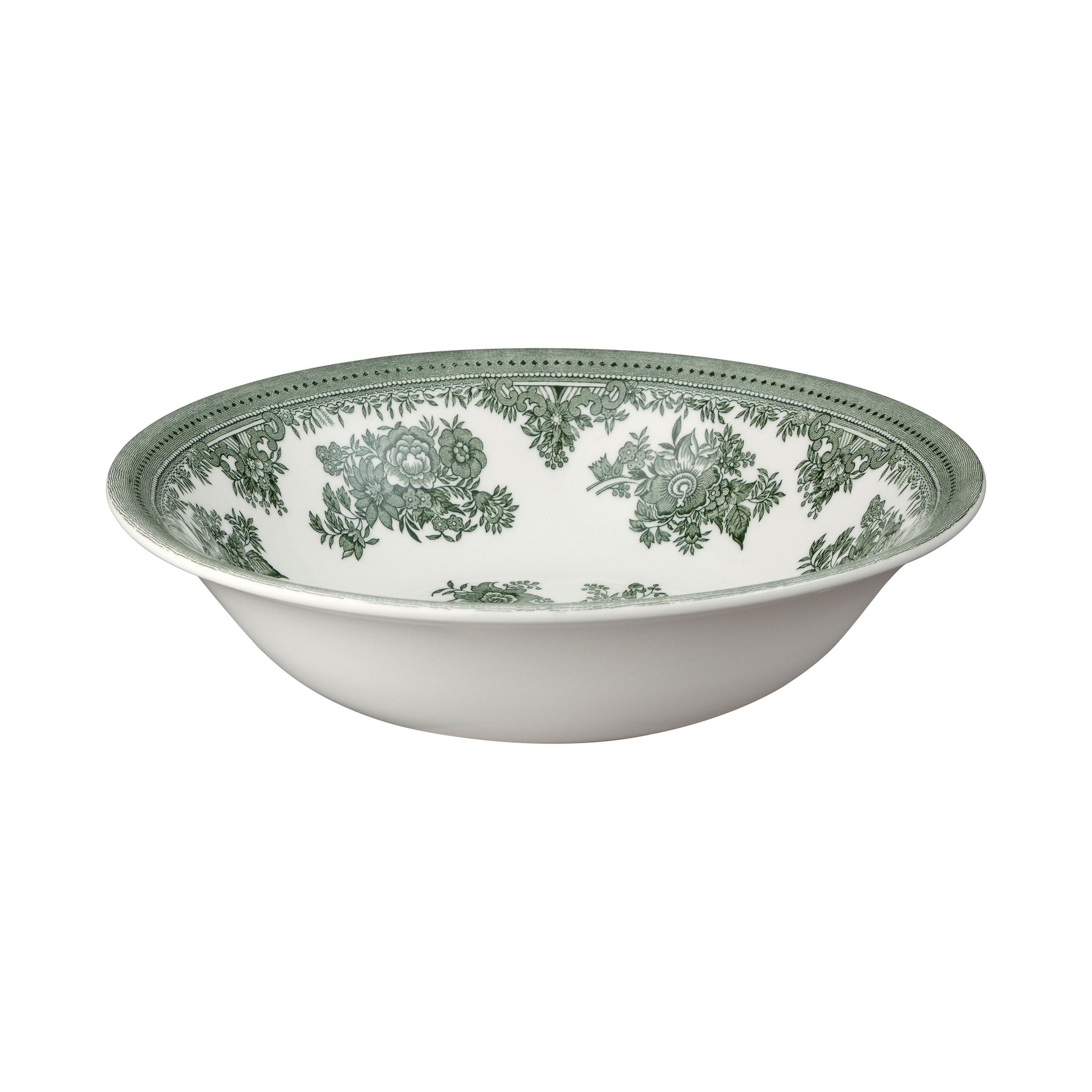 green asiatic pheasansts suppetallerken pudding suppe burleigh green grønn