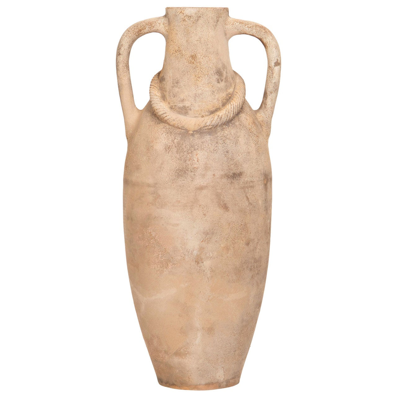 gresk inspirert urne av terracotta - høy og slank design