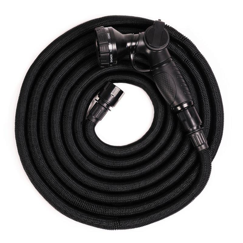 hageslange by benson bybenson svart sort hage slange hose deluxe