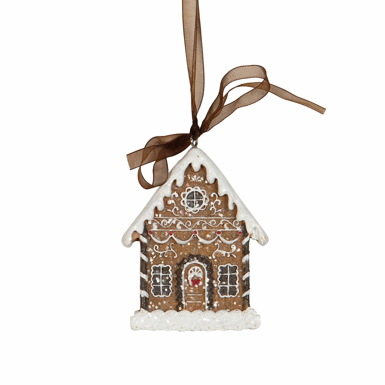 hengende pepperkakehus juledekor juletre