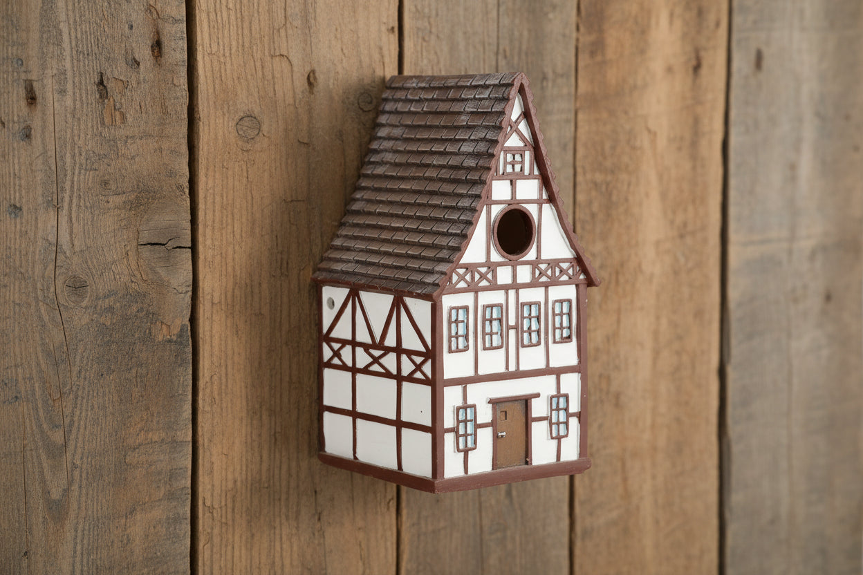 hanging in a rustic wooden enviroment