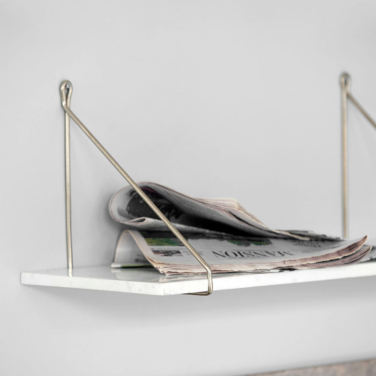 hylleknekt hyllebærer messing stilren house doctor