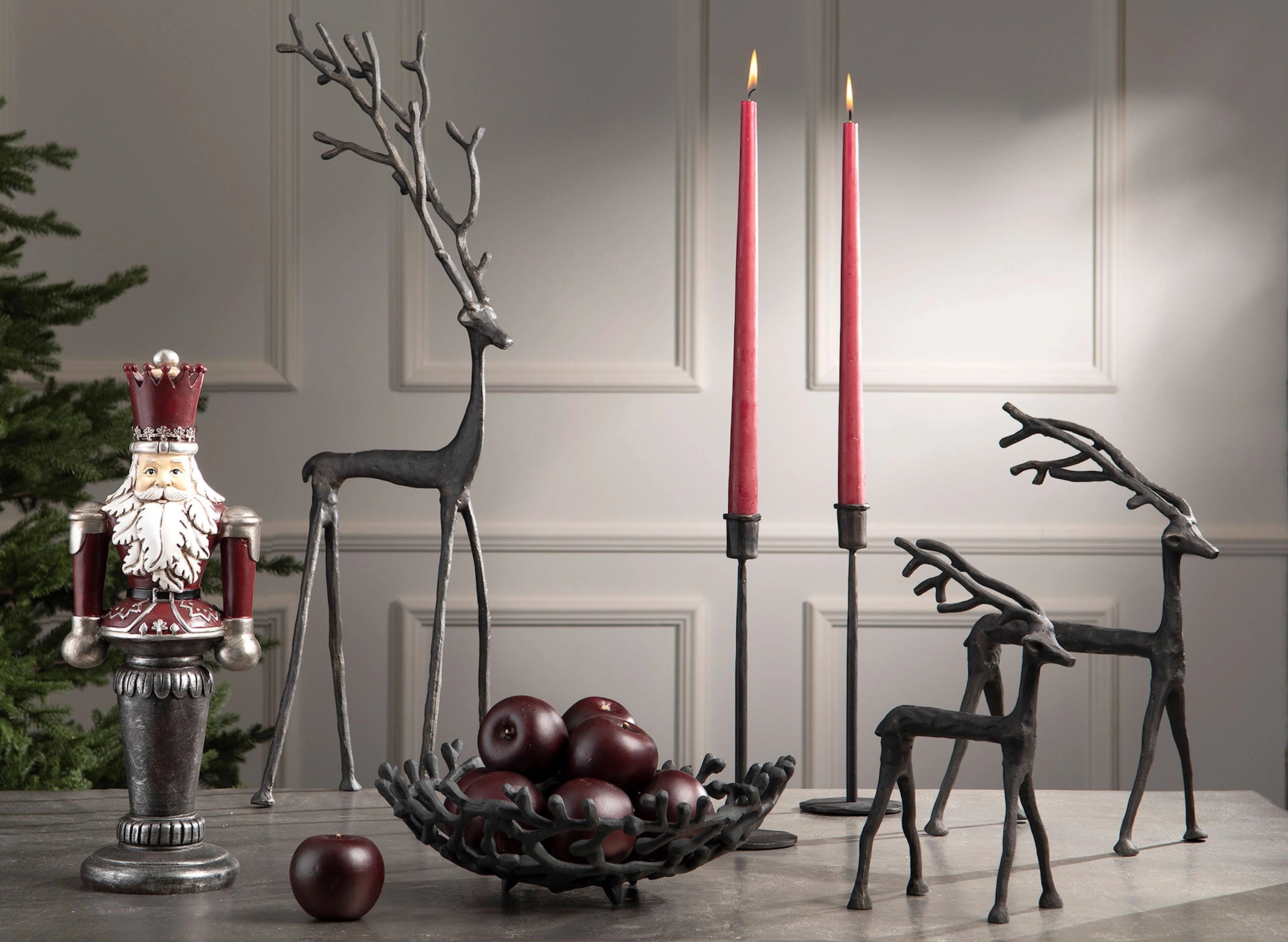 juledekorert reinsdyr 15506