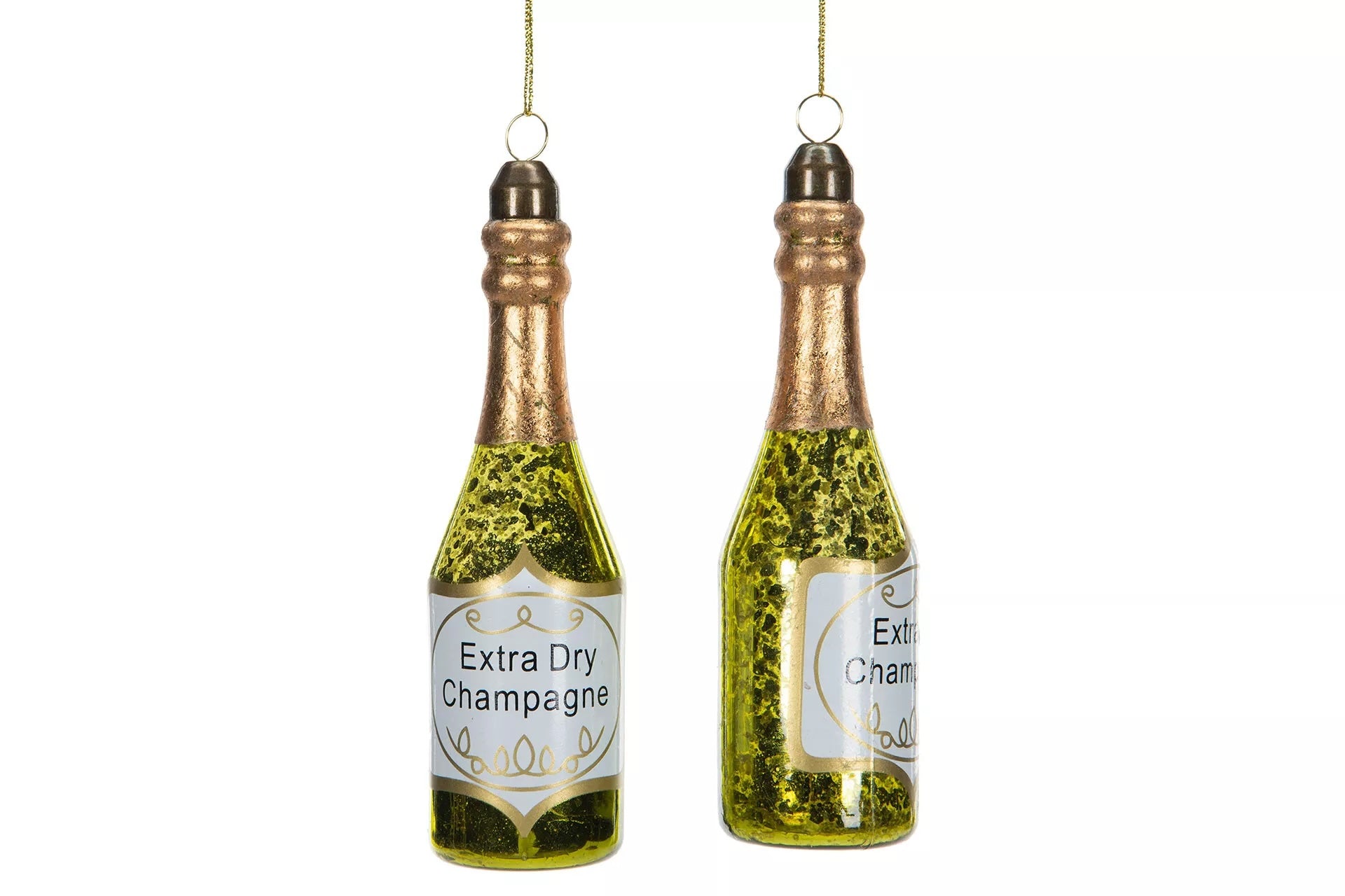 julekule champagneflaske flaske champagne juletre