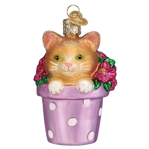 julekule juletrepynt katt