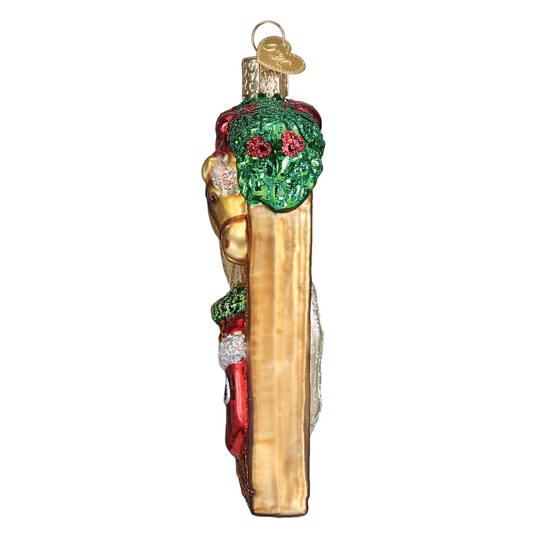 julekule-ornament-hest-stall-laget-i-glass