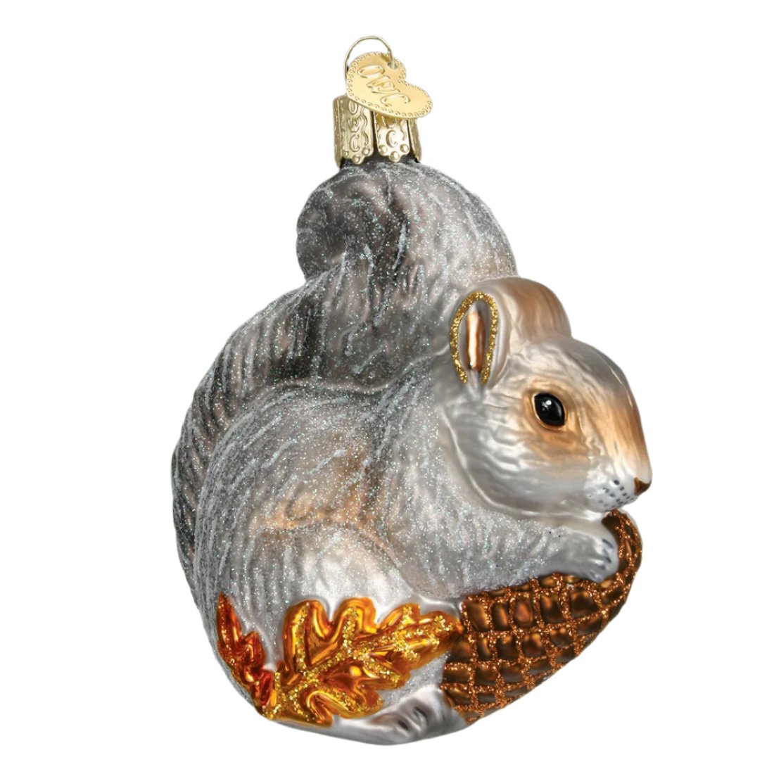 julekule ornament juletre ekorn glass old world christmas 12277
