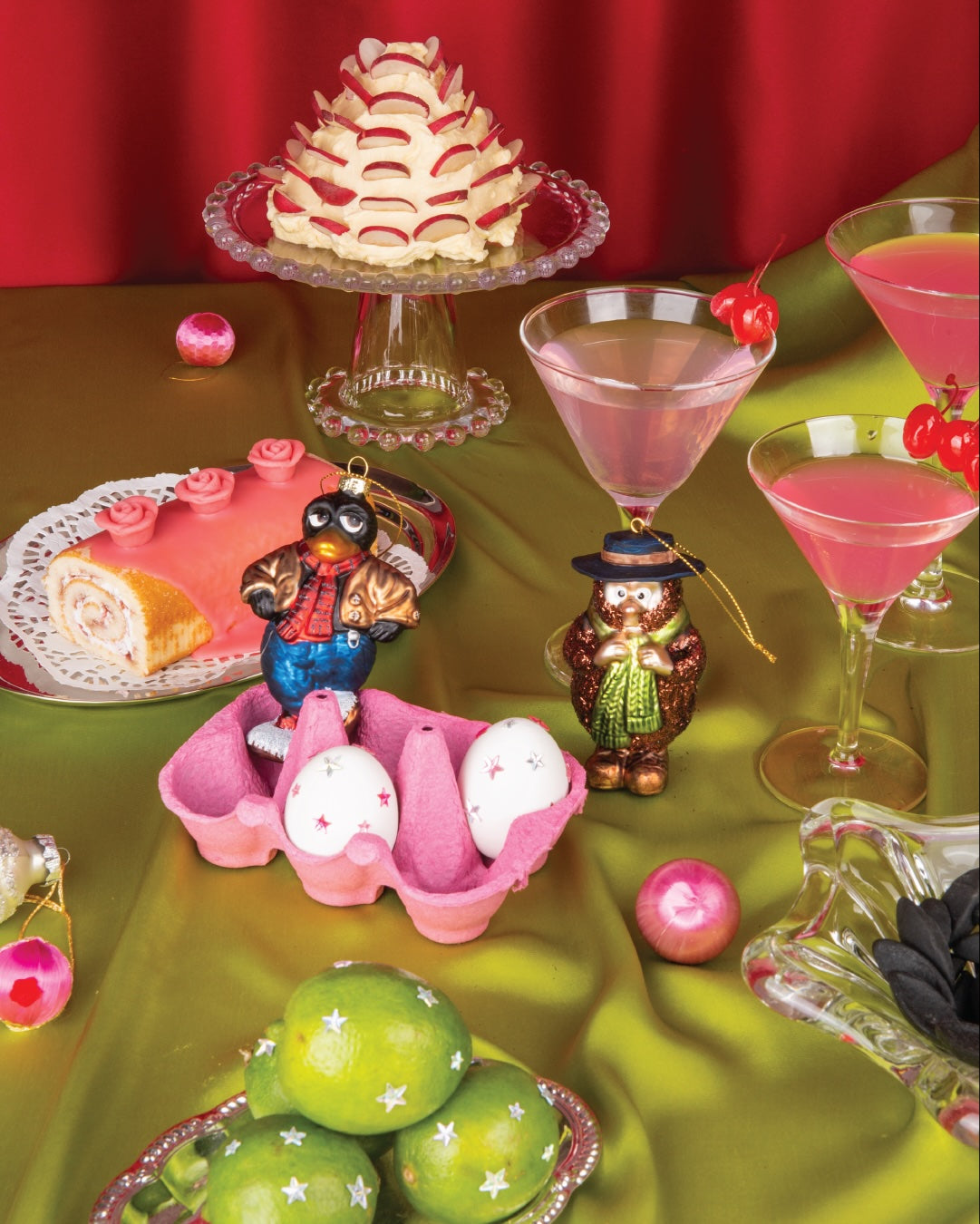 julekule solan gundersen glass ornament flåklypa