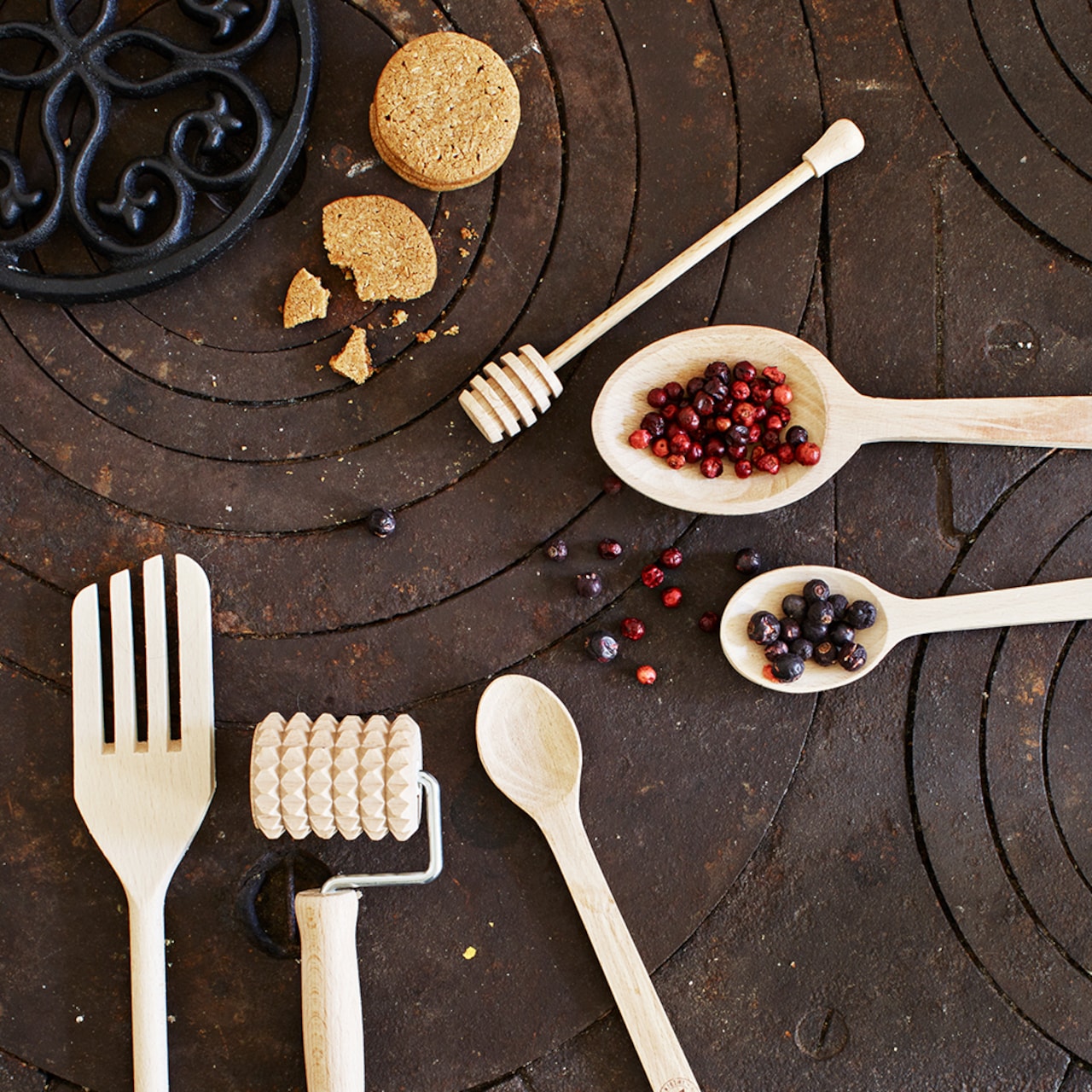 kjøkken redskap tre slev skje bok bøketre treverk miljøvennlig 304500