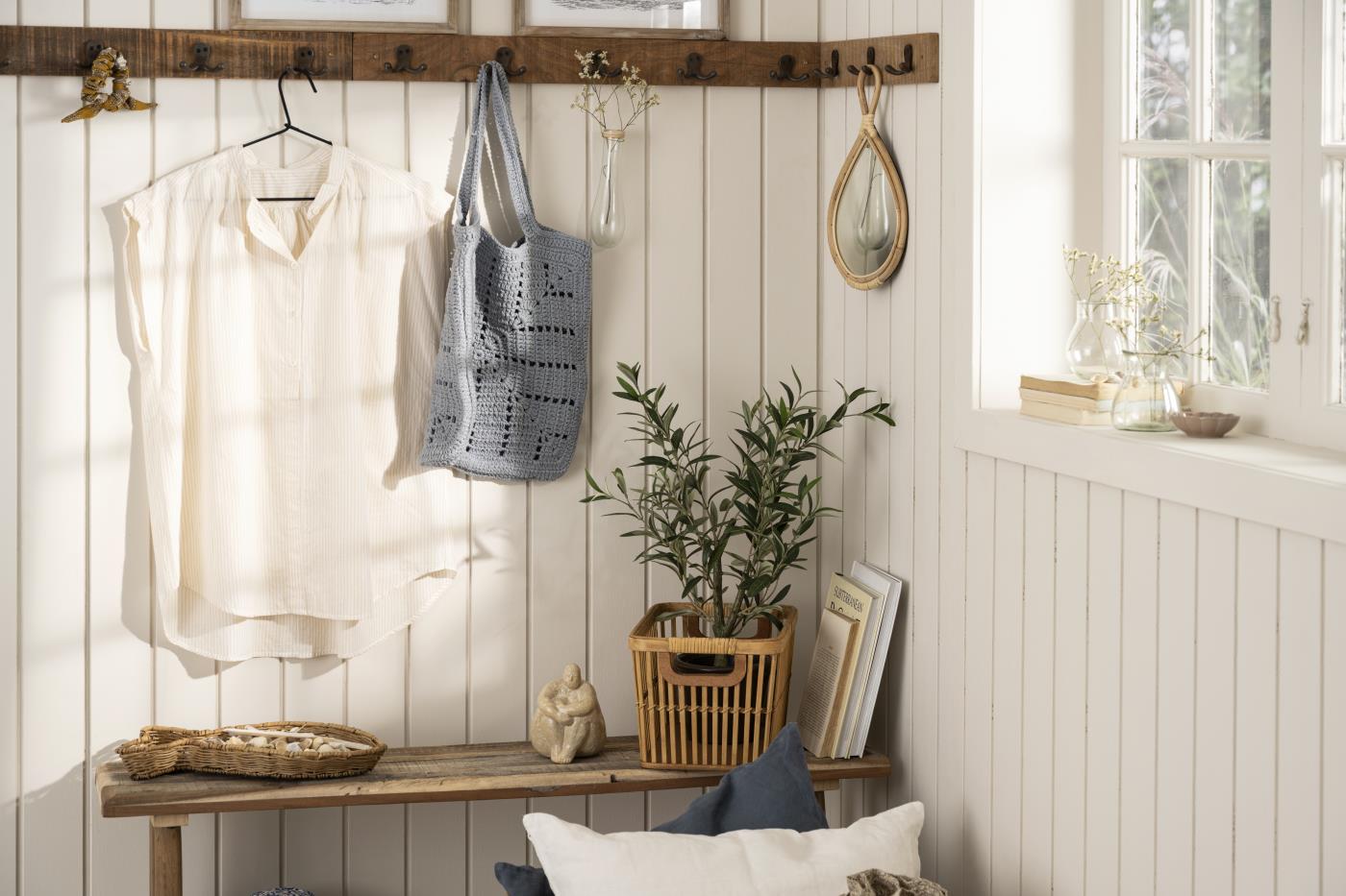 knaggrekke rustikk treverk tre 21011-30 ib laursen skaker hytte innredning inspo