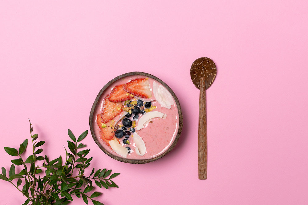 Kokosnøttskål Mønstret - 13 cm