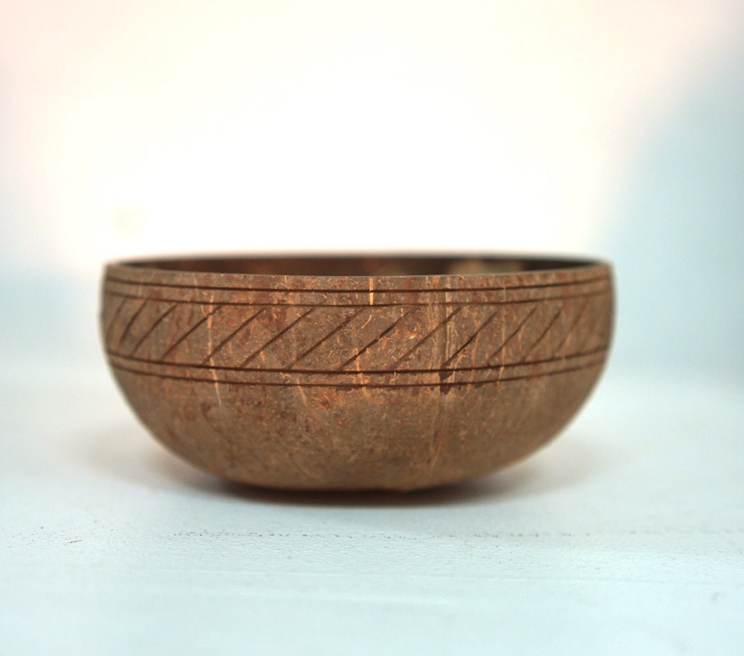 kokosnøttskål utskjæring billig salg