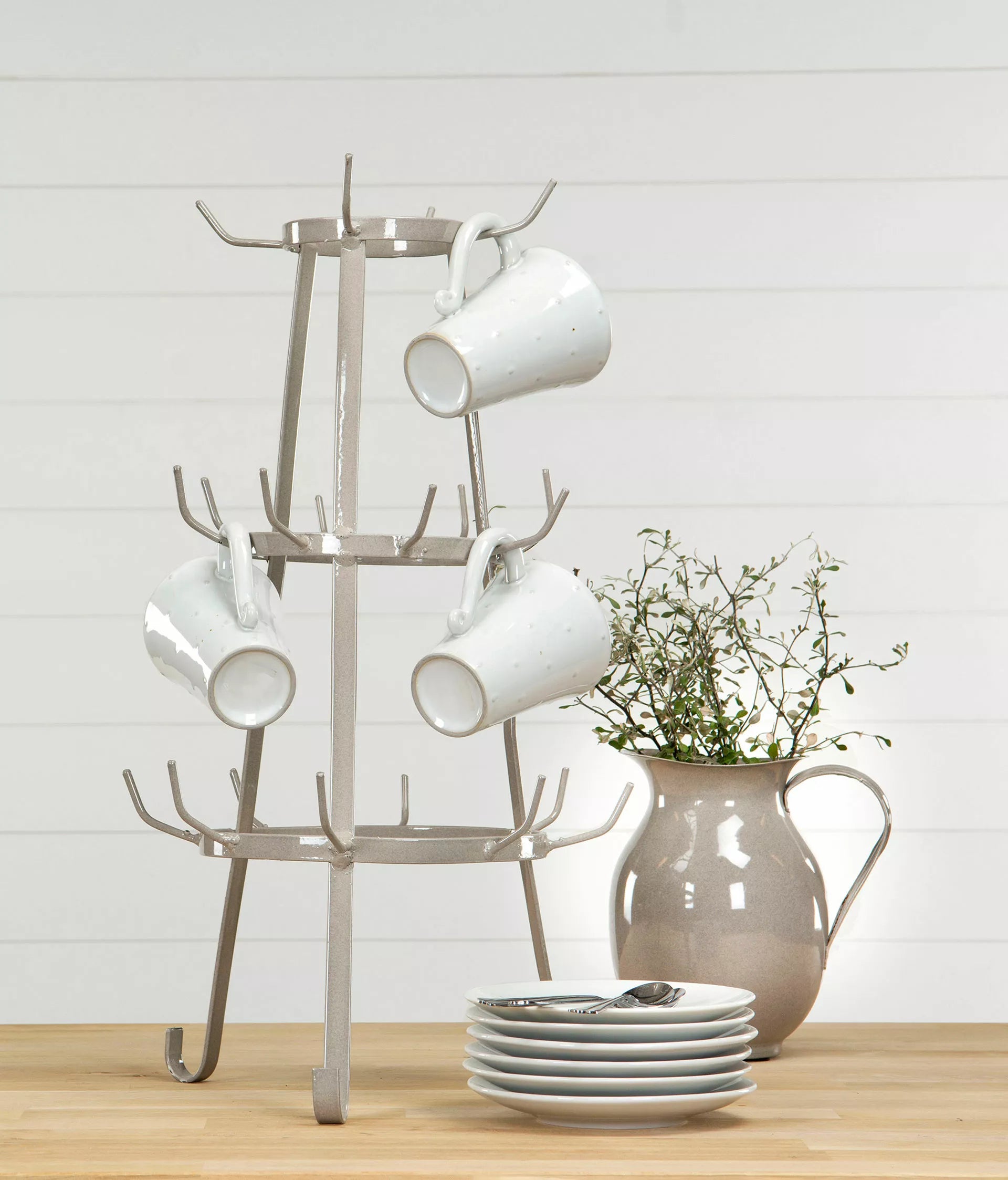 koppestativ sand beige stativ kopp krus potte