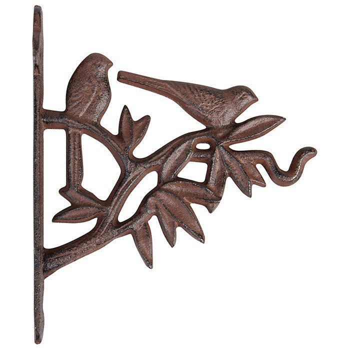 Ampelkrok m/Fugler, Støpejern - 20cm