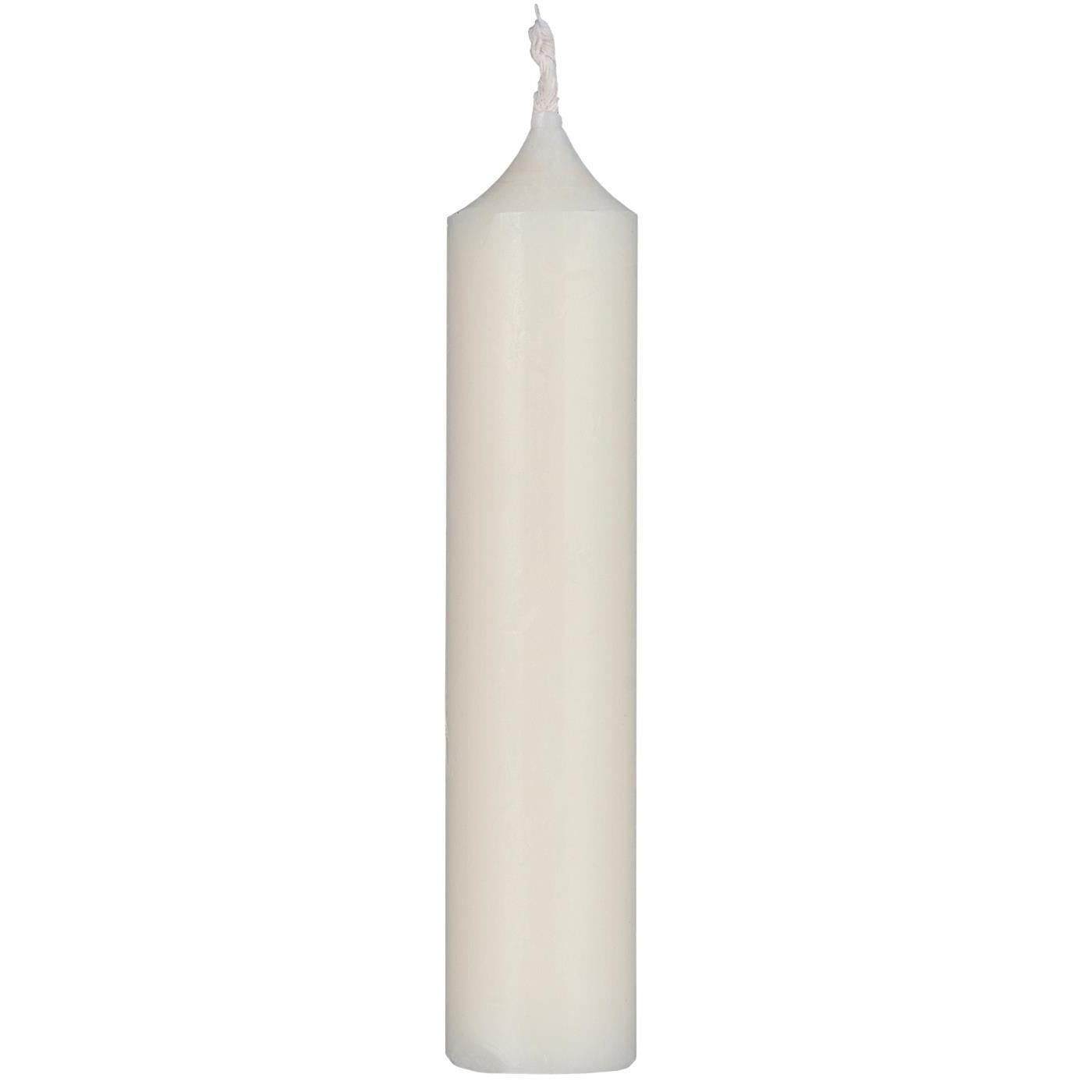 litet kort stearinlys levende lys hvitt offwhite elfenben 7211-27 ib laursen