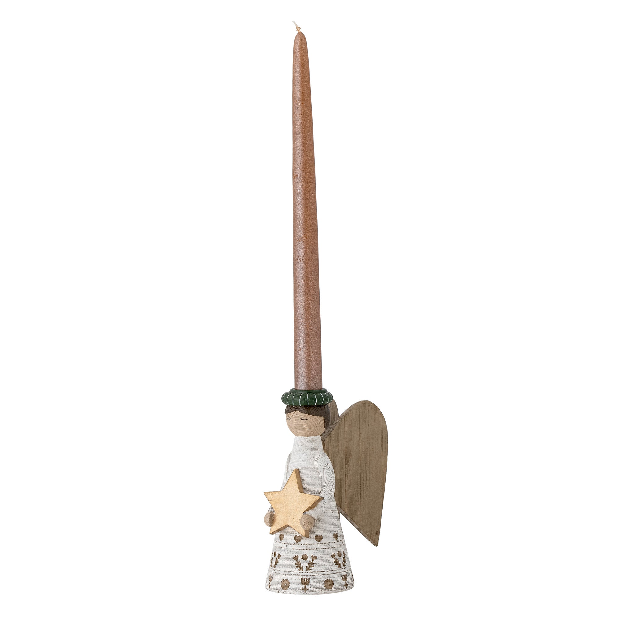 lysestake lucia engel julepynt dekorasjon bloomingville 82054045