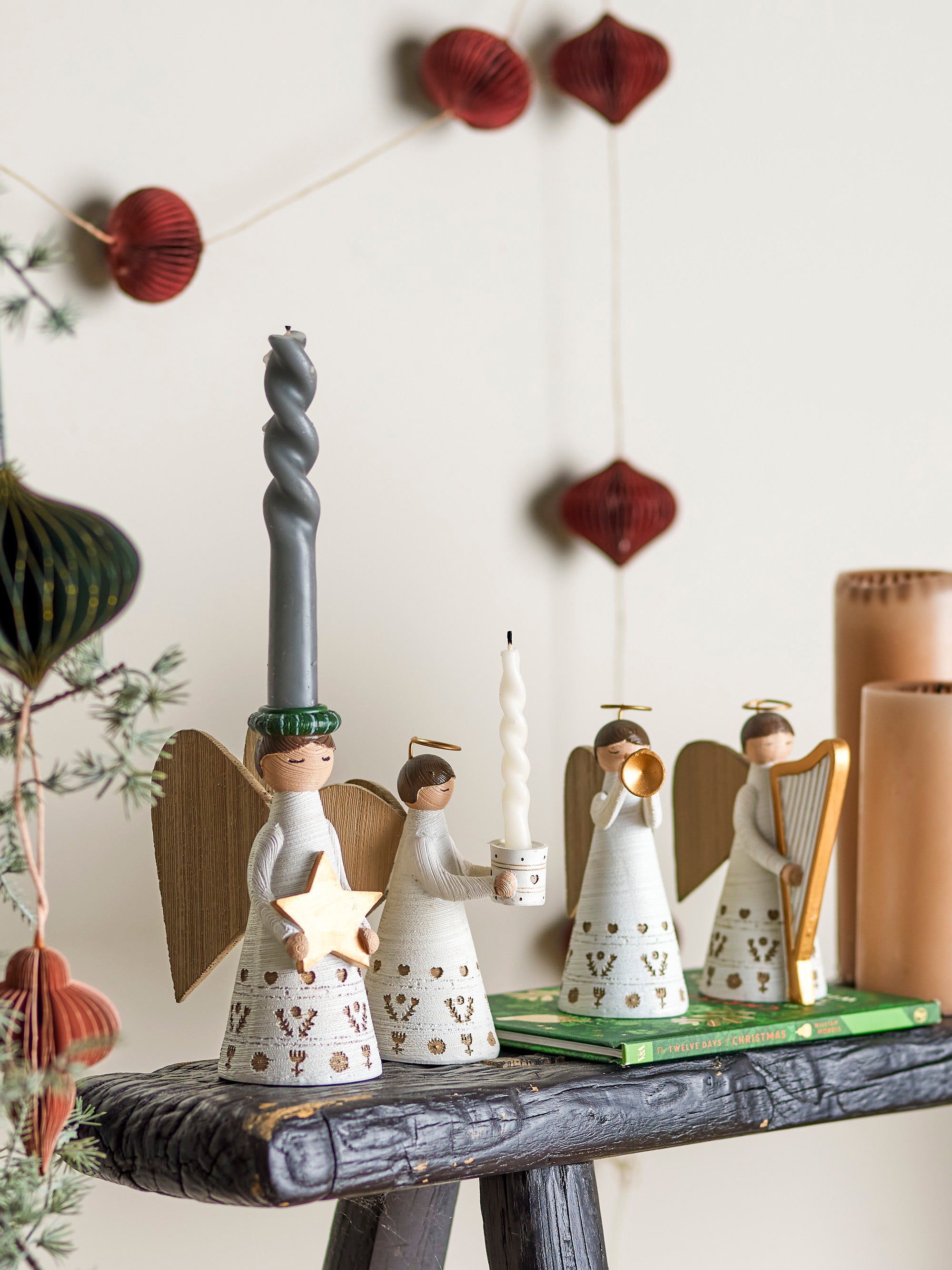 lysestake lucia engel julepynt dekorasjon bloomingville 82054045 inspirasjon jul