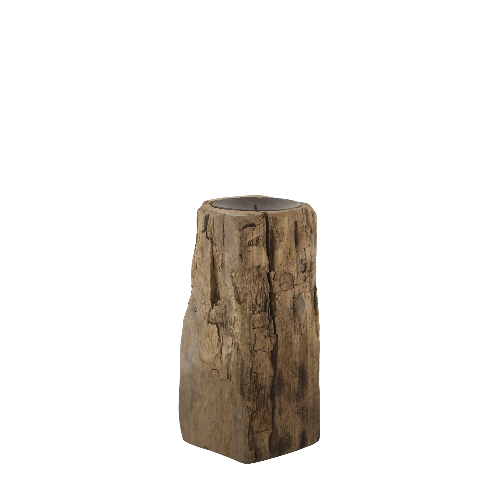 Lysestake Gammelt Treverk - 22cm