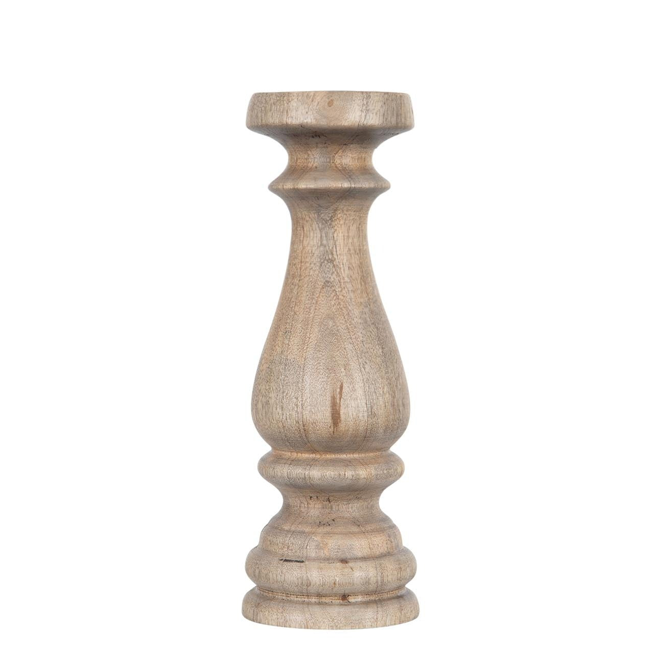 lysestake tre treverk mango rustikk 2284