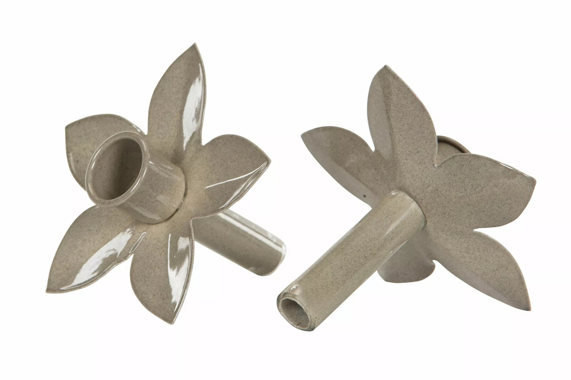 lysholder flaske sand beige stearinlys lys