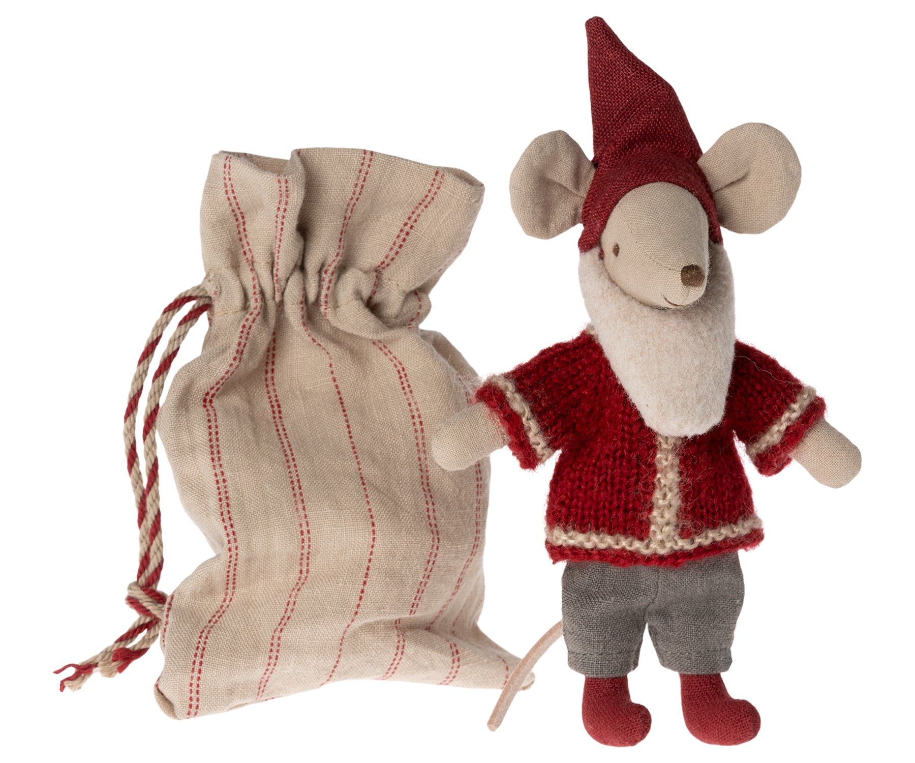 maileg nisse mus santa mouse julenisse papperkakehus 14-3712-00