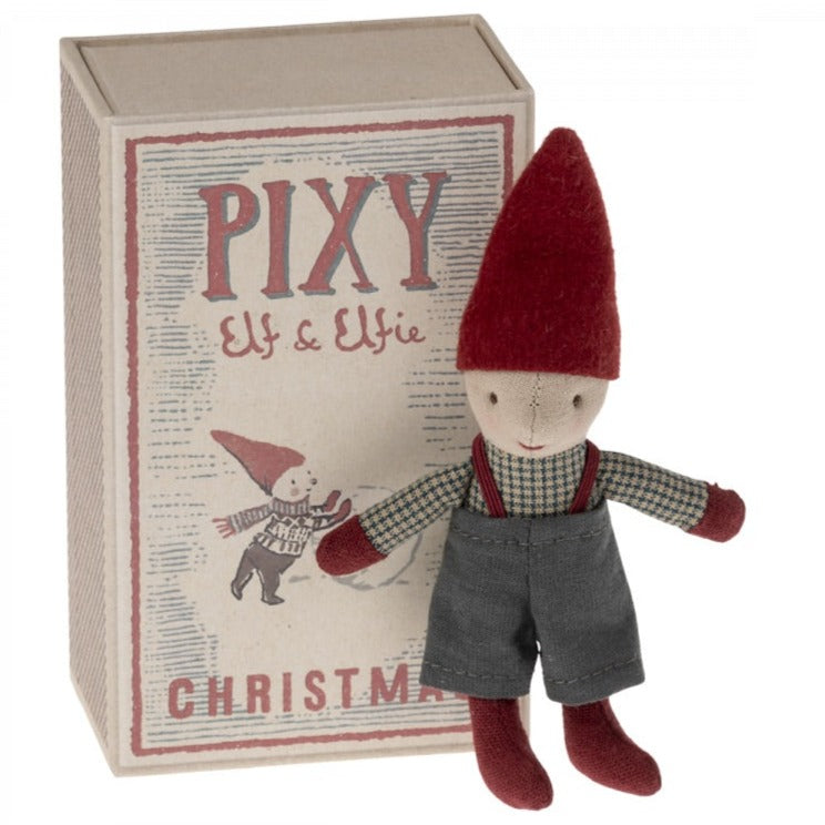 maileg pixy elf fyrstikkeske eske jul 14-1491-00