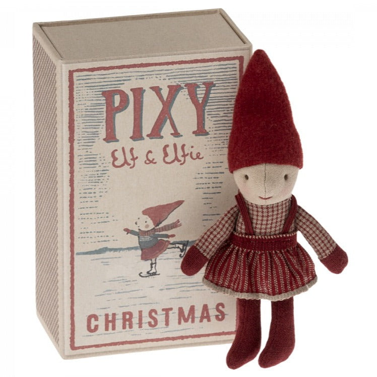 maileg pixy elfie nisse fyrstikkeske eske 14-1490-00