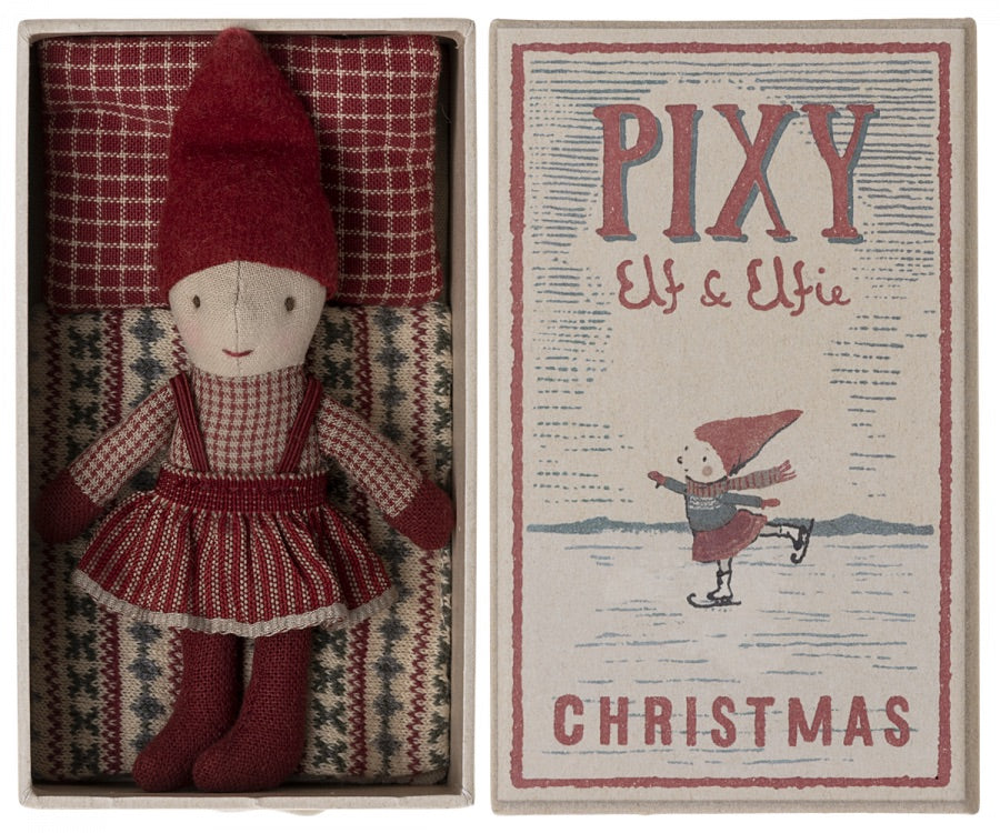 maileg pixy elfie nisse fyrstikkeske eske 14-1490-00