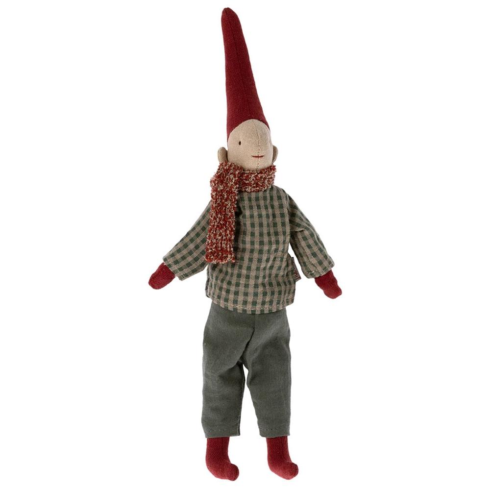 maileg pixy nisse gutt liten magnet 14-3410-00 grønn