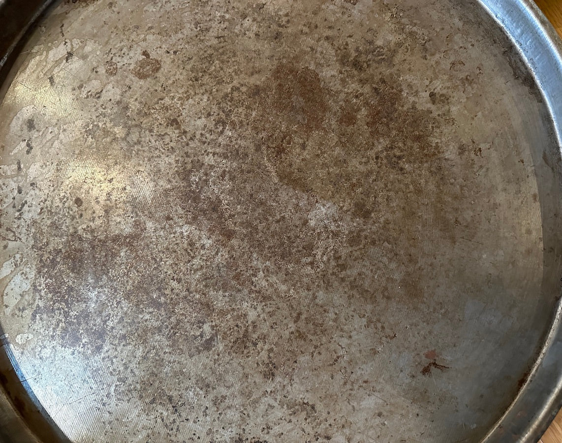 Stort Rundt Metallfat, Redesign - Ø55cm