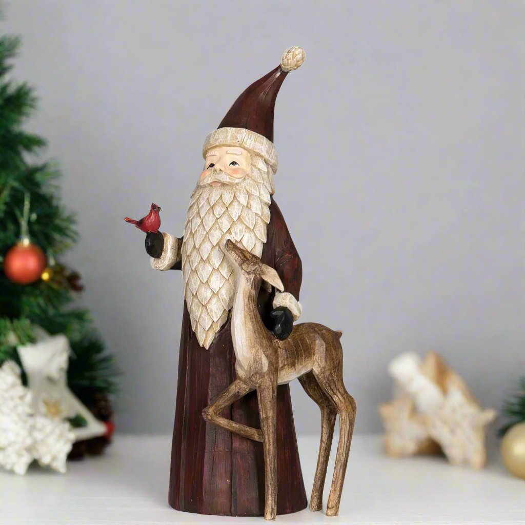 nisse julenisse figur rådyr reinsdyr koselig søt 18242