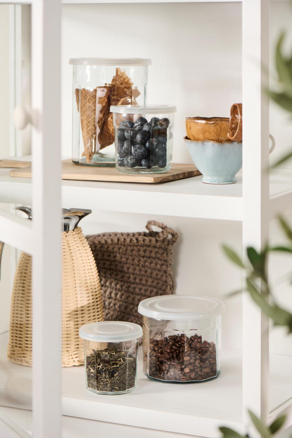 oppbevaringsglass syltetøyglass me lokk 01011-00 ib laursen