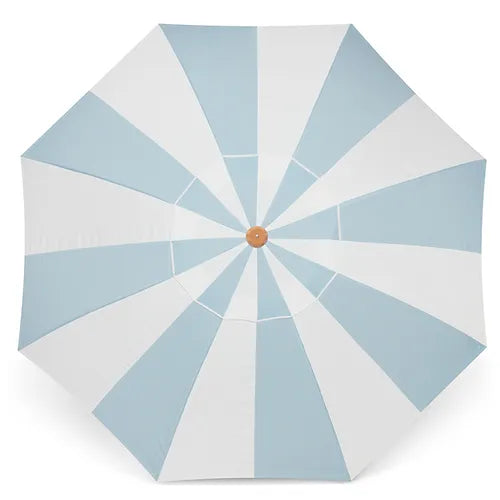 Monchiqe Parasoll, Portimao Stripe Sky Blue - Ø210cm