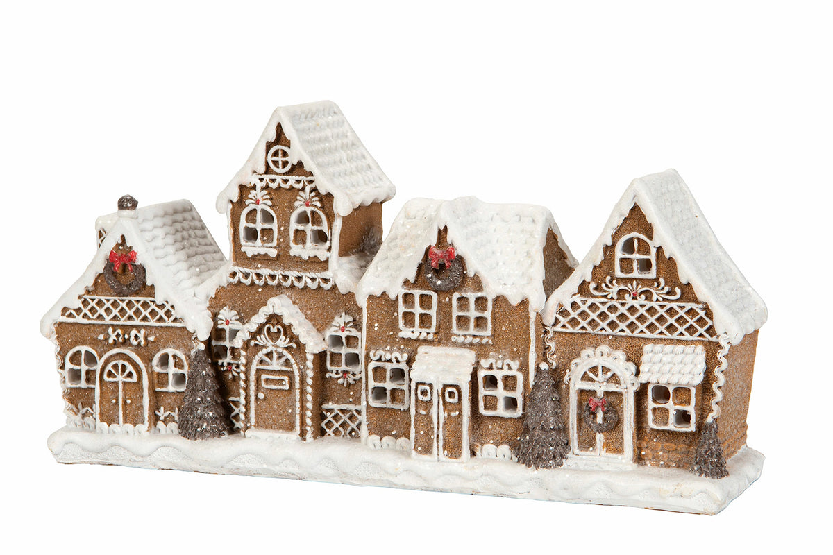 papperkakehus led - julepynt