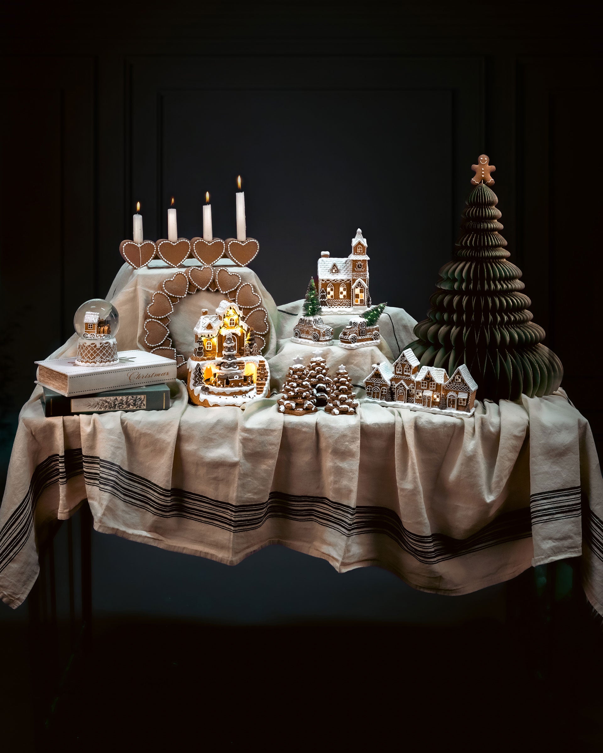pepperkake lastebil led lys